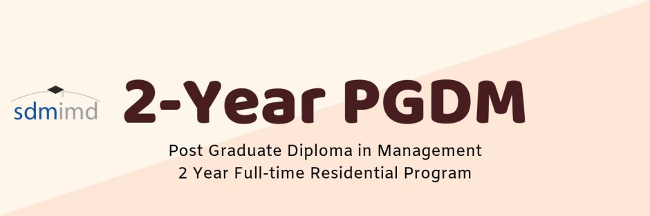 2 year pgdm